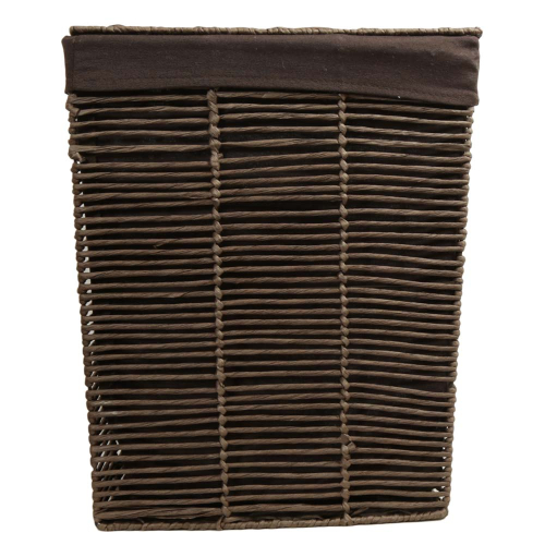 Wäschekorb, Wäschesammler mit Klappdeckel (41x31x50)