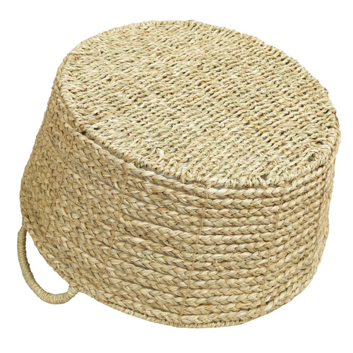 Pflanzkorb, Gartenkorb, Korb mit Kunststofffolie (D:45cm)