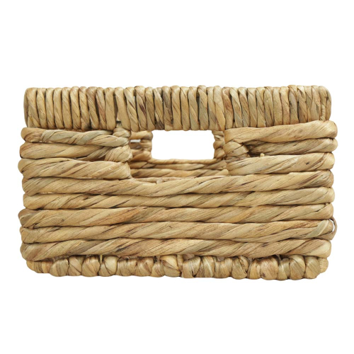 Regalkorb, Dekokorb aus Wasserhyazinthe (35x25x15)