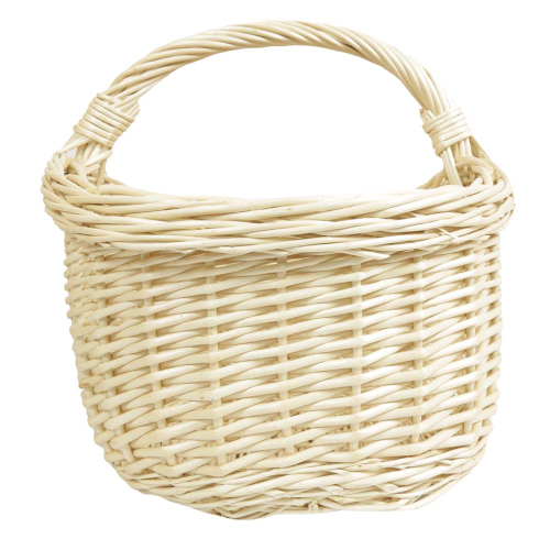 Einkaufskorb Handkorb helle Weide Korb ungefüttert (46x35x21/36)