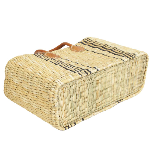 Handtasche Korbtasche robuste Tasche aus Jonc (42x16x26/38)