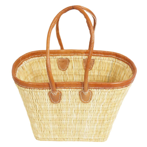 Markttasche Strandtasche Korbtasche Natur aus Jonc-Geflecht (45x25x30/58)