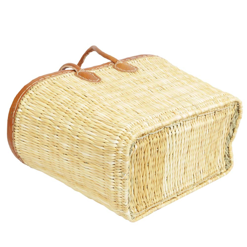 Markttasche Strandtasche Korbtasche Natur aus Jonc-Geflecht (45x25x30/58)