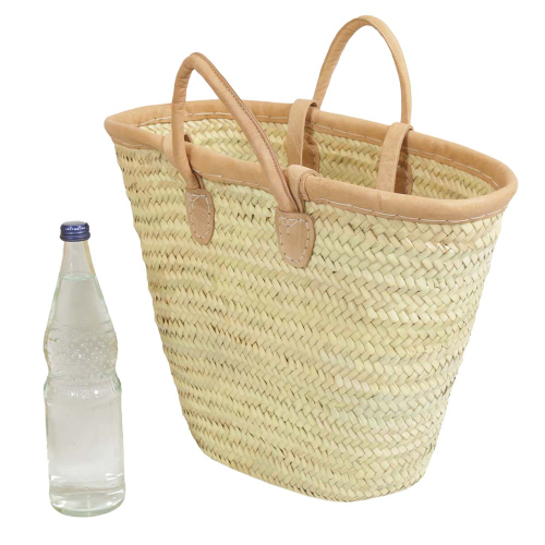Strandtasche Korbtasche Natur aus Palmblatt (50x20x35/47)