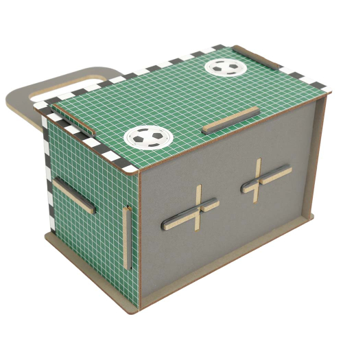 Flaschenträger "Torwand", Flaschenkorb, Korb für 6 Flaschen (25x16x15/32)