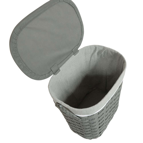 Wäschekorb, Wäschesammler mit Klappdeckel (55x40x58)