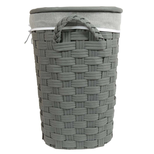 Wäschekorb, Wäschesammler mit Klappdeckel (55x40x58)