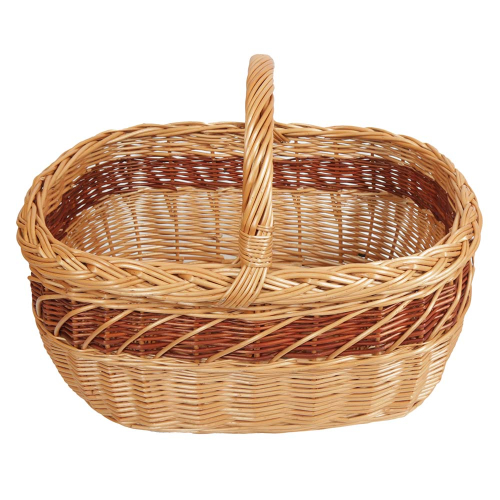 Einkaufskorb Handkorb Weide Korb ungefüttert (45x31x23/35)