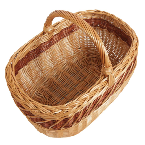 Einkaufskorb Handkorb Weide Korb ungefüttert (45x31x23/35)