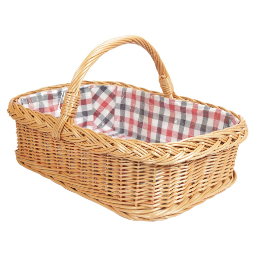 Tablett aus Weide, Trage - Korb - Tablett (53x39x17/31)