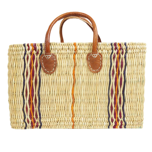 Handtasche Korbtasche robuste Tasche aus Jonc (43x16x26/38)