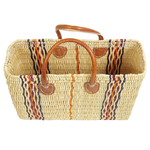 Handtasche Korbtasche robuste Tasche aus Jonc (43x16x26/38)