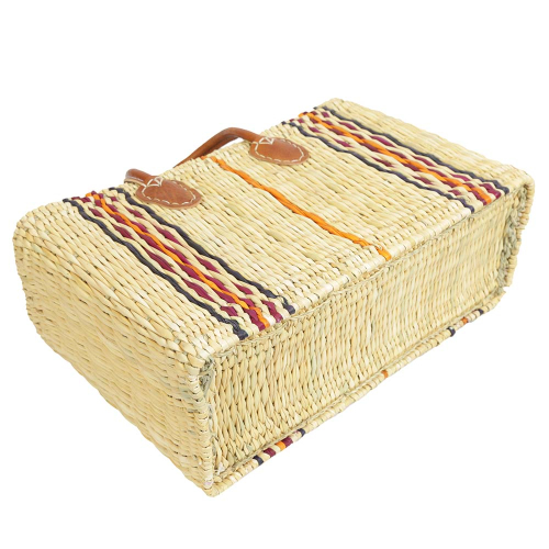 Handtasche Korbtasche robuste Tasche aus Jonc (43x16x26/38)