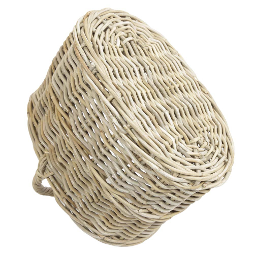 Einkaufskorb Handkorb ungefüttert Korb aus Rohr (47x31x30/46)