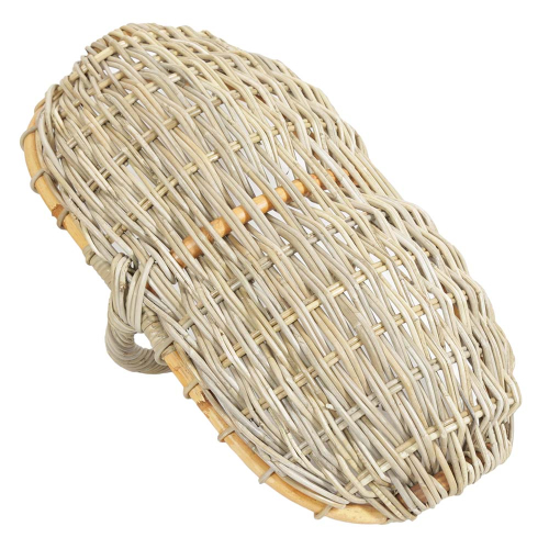 Gartenkorb Geschenkkorb Einkaufskorb Handkorb ungefüttert Korb aus Rohr (59x36x13/31)