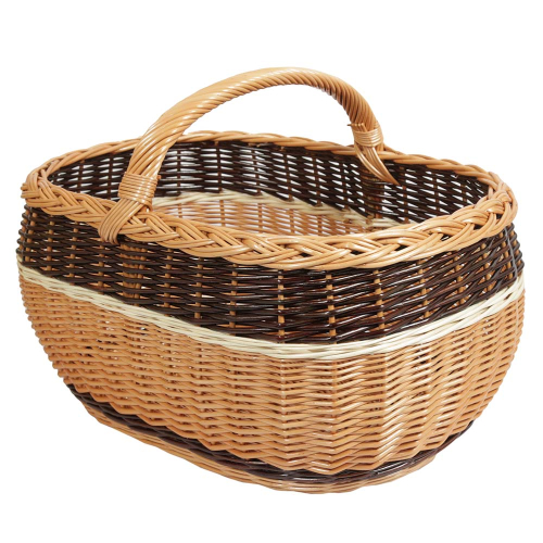 Einkaufskorb Handkorb Weide Korb ungefüttert (50x35x25/35)