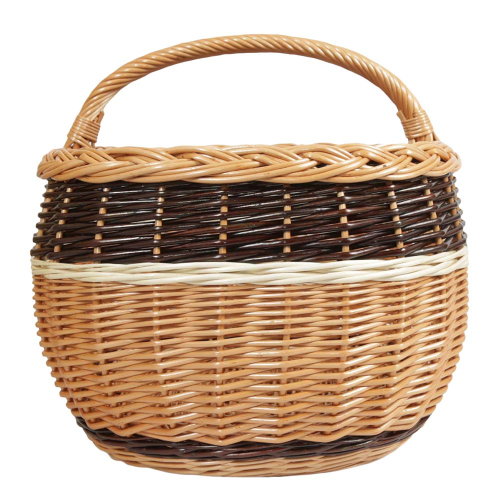 Einkaufskorb Handkorb Weide Korb ungefüttert (50x35x25/35)