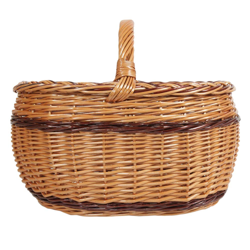 Einkaufskorb Handkorb Weide Korb ungefüttert (43x37x22/35)