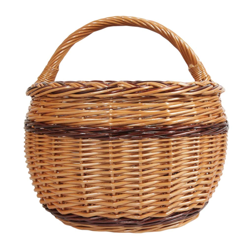 Einkaufskorb Handkorb Weide Korb ungefüttert (43x37x22/35)