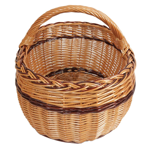 Einkaufskorb Handkorb Weide Korb ungefüttert (43x37x22/35)