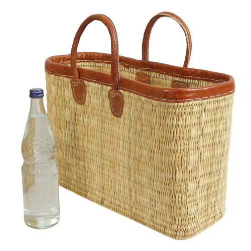 Markttasche Strandtasche Korbtasche Natur aus Jonc-Geflecht (45x20x31/43)