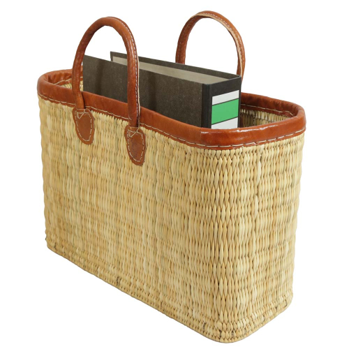 Markttasche Strandtasche Korbtasche Natur aus Jonc-Geflecht (45x20x31/43)