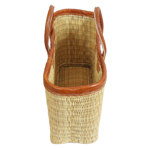 Markttasche Strandtasche Korbtasche Natur aus Jonc-Geflecht (45x20x31/43)
