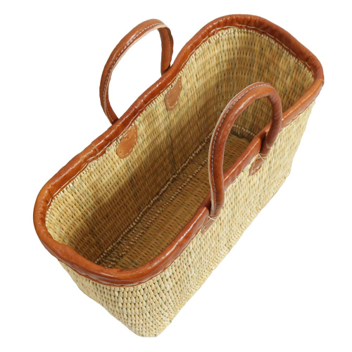 Markttasche Strandtasche Korbtasche Natur aus Jonc-Geflecht (45x20x31/43)
