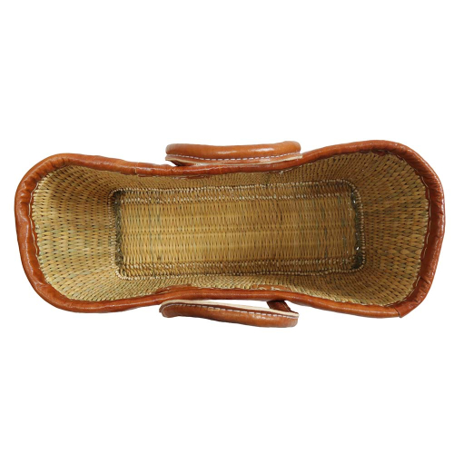 Markttasche Strandtasche Korbtasche Natur aus Jonc-Geflecht (45x20x31/43)