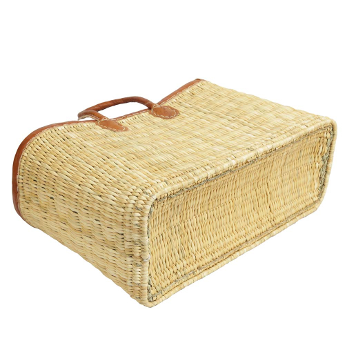 Markttasche Strandtasche Korbtasche Natur aus Jonc-Geflecht (45x20x31/43)