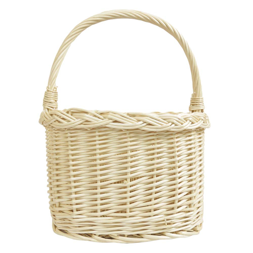 Flaschenkorb Korb für 6 Flaschen aus Weide (30x29x20/38)