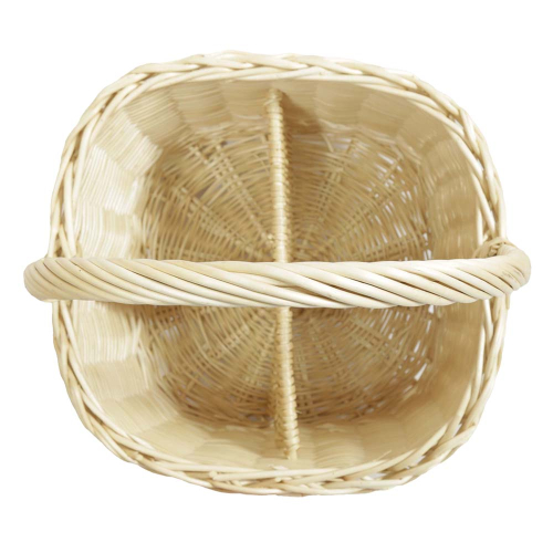 Flaschenkorb Korb für 6 Flaschen aus Weide (30x29x20/38)