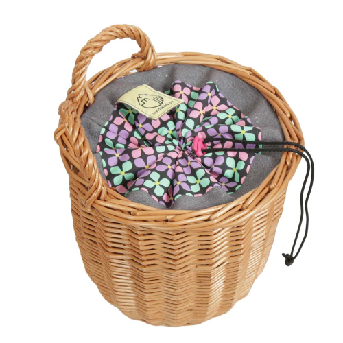 Kreidekorb XL, Der handgeflochtene Boulder Chalk Bag aus Weide (D:23cm)