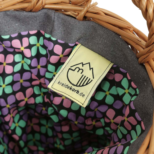 Kreidekorb XL, Der handgeflochtene Boulder Chalk Bag aus Weide (D:23cm)