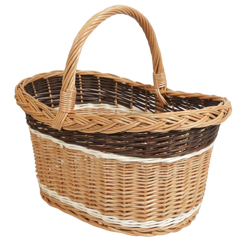 Einkaufskorb Handkorb Weide Korb ungefüttert (45x30x22/38)