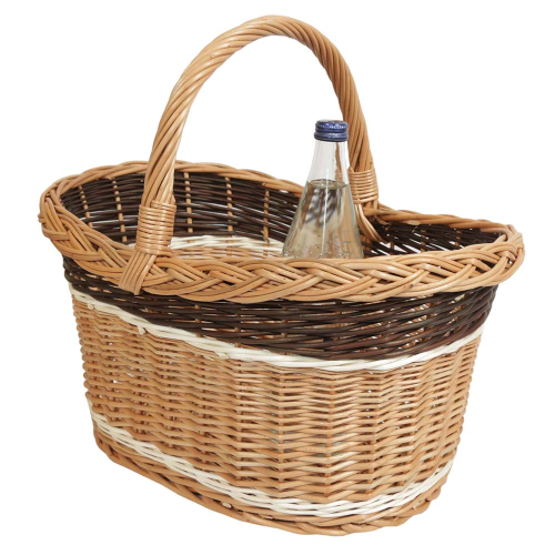 Einkaufskorb Handkorb Weide Korb ungefüttert (45x30x22/38)