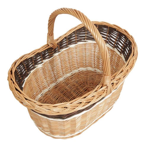 Einkaufskorb Handkorb Weide Korb ungefüttert (45x30x22/38)