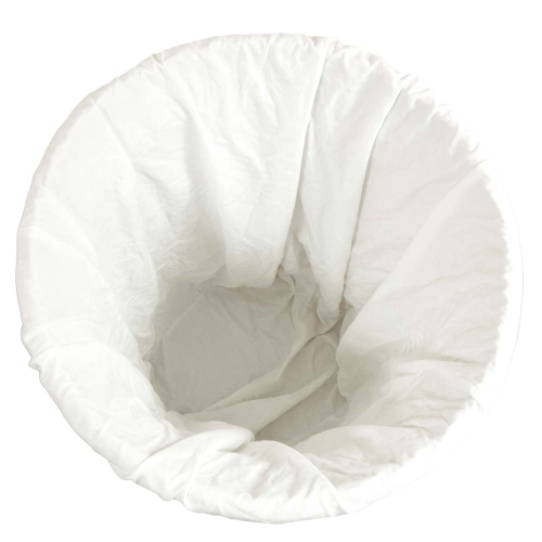 Wäschekorb gefüttert - Korb für Wäsche aus gesottener Weide (D:57)