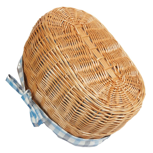 Einkaufskorb Handkorb Weide Korb gefüttert (45x34x22/34)