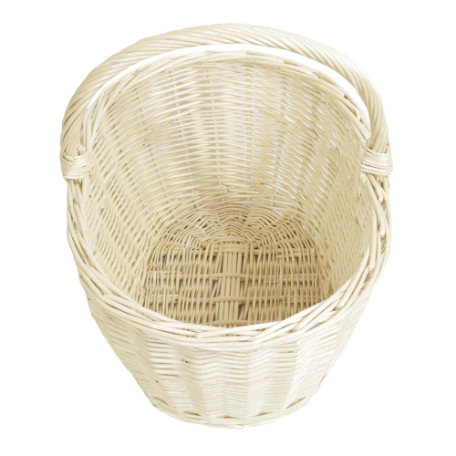 Einkaufskorb Handkorb helle Weide Korb ungefüttert (48x32x22/39)