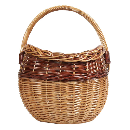 Einkaufskorb Handkorb Weide Korb ungefüttert (41x36x24/45)
