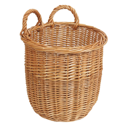 Erntekorb, Pflückkorb, Gartenkorb, Gürtelkorb Korb aus Weide (D:16cm)