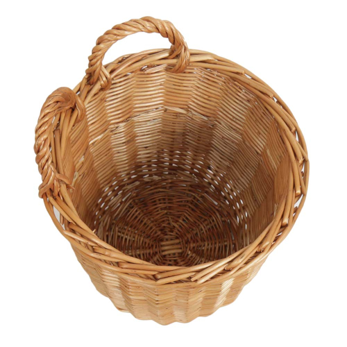 Erntekorb, Pflückkorb, Gartenkorb, Gürtelkorb Korb aus Weide (D:16cm)