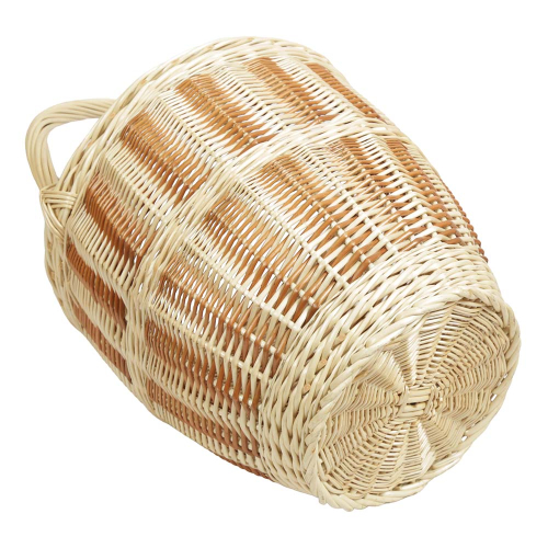Runder Weidenkorb, Handkorb - traditionell hangeflochten, langlebig & natürlich (D:35)