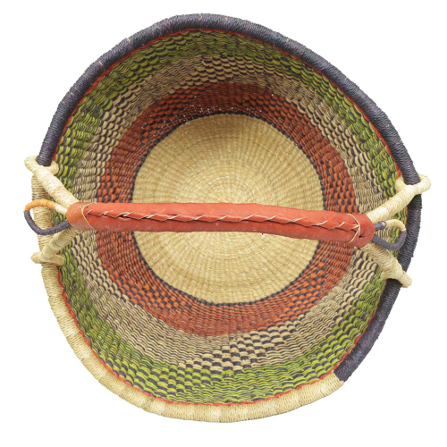Afrikanische Korbtasche, robuste Tasche aus Steppengras (D:44)