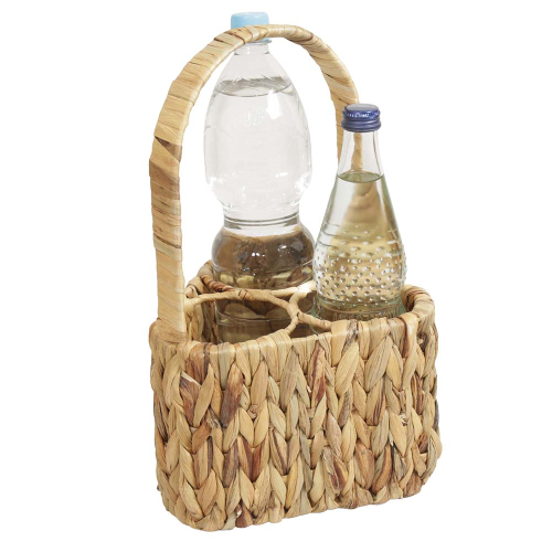 Flaschenkorb, Geschenkkorb, Korb für 3 Flaschen (22x22x15/38)