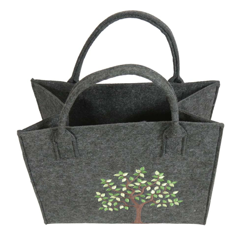 Filztasche, Schultertasche, Trachtentasche, Filz Tasche (35x20x28/42)