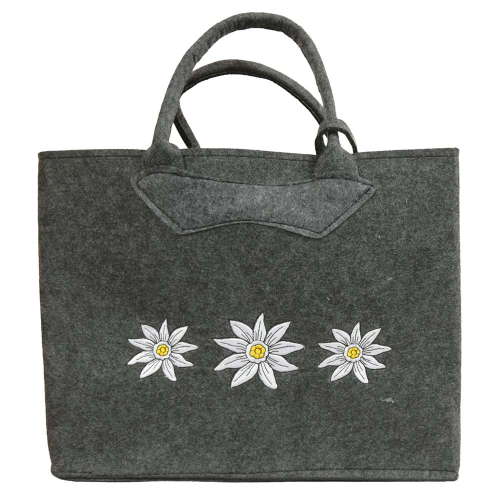 Filztasche, Schultertasche, Trachtentasche, Filz Tasche (38x17x30/45)