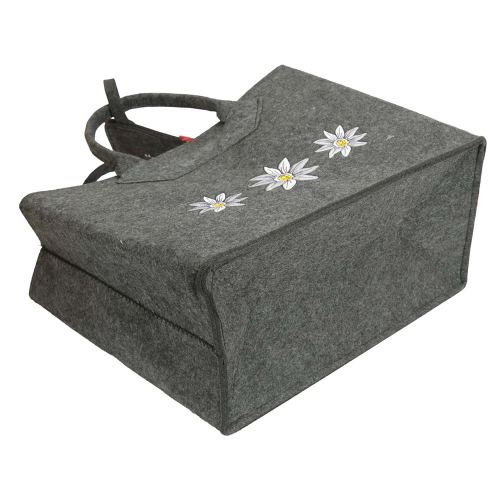 Filztasche, Schultertasche, Trachtentasche, Filz Tasche (38x17x30/45)