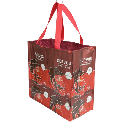 Schultertasche, Design-Tasche aus Kaffeepackungen (40x20x39/62)